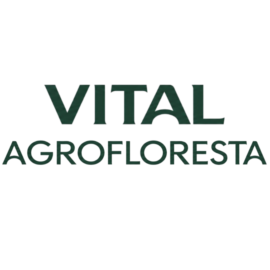 Logo Vital Agrofloresta no background